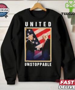Official Robert F Kennedy Jr Donald Trump United Unstoppable USA Flag Vintage t shirt