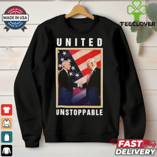 Official Robert F Kennedy Jr Donald Trump United Unstoppable USA Flag Vintage t shirt