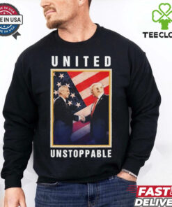 Official Robert F Kennedy Jr Donald Trump United Unstoppable USA Flag Vintage t shirt