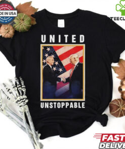 Official Robert F Kennedy Jr Donald Trump United Unstoppable USA Flag Vintage t shirt