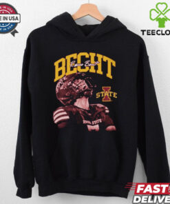 Official Rocco Becht Iowa State Cyclones Spotlight Crimson Signature t shirt