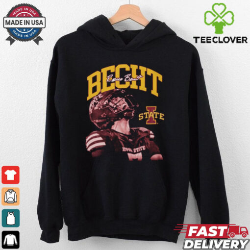 Official Rocco Becht Iowa State Cyclones Spotlight Crimson Signature t shirt