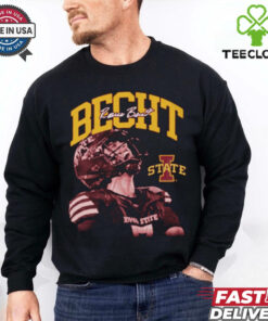 Official Rocco Becht Iowa State Cyclones Spotlight Crimson Signature t shirt