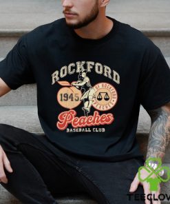 Official Rockford Peaches Baseball Club Logo 1945 T hoodie, sweater, longsleeve, shirt v-neck, t-shirt