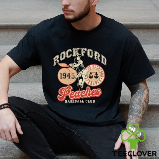 Official Rockford Peaches Baseball Club Logo 1945 T hoodie, sweater, longsleeve, shirt v-neck, t-shirt