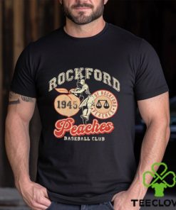 Official Rockford Peaches Baseball Club Logo 1945 T hoodie, sweater, longsleeve, shirt v-neck, t-shirt