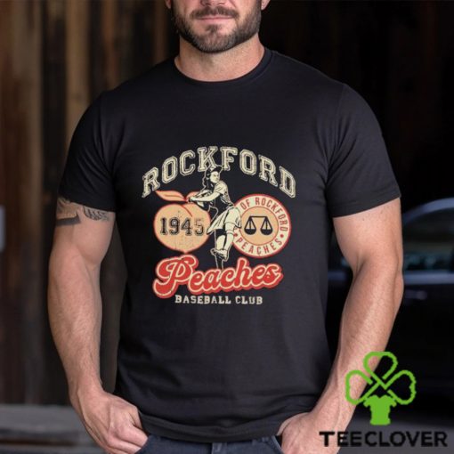 Official Rockford Peaches Baseball Club Logo 1945 T hoodie, sweater, longsleeve, shirt v-neck, t-shirt