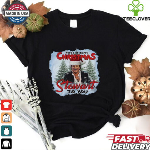 Official Rod Stewart Here’s A Merry Christmas Stewart To You 2024 Shirt