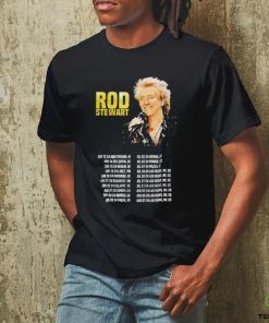 Official Rod Stewart One Last Time Tour 2024 Dates Shirt