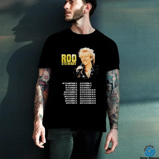 Official Rod Stewart One Last Time Tour 2024 Dates Shirt