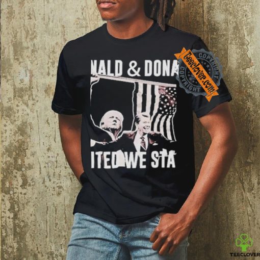 Official Ronald and Donald united we stand American flag you missed 2024 T shirt