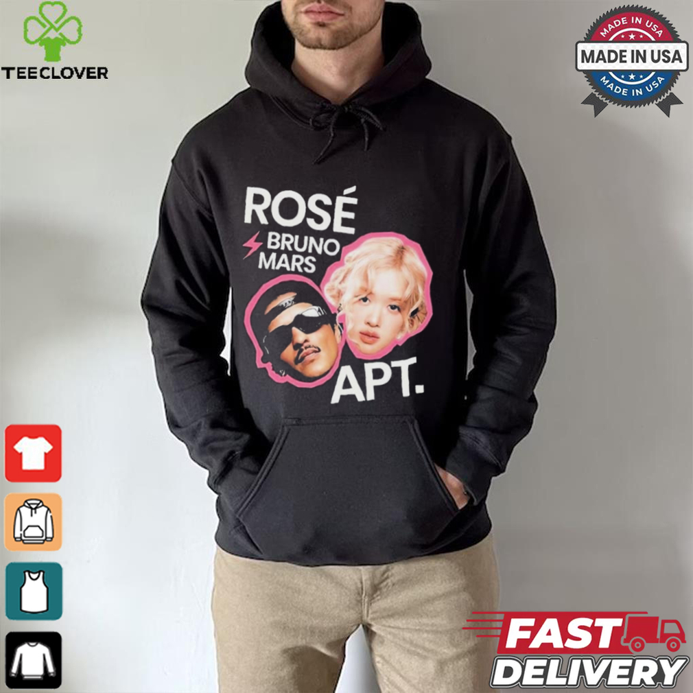 Official Rosé And Bruno Mars APT Bootleg T Shirt Official Rosé And Bruno Mars APT Bootleg T Shirt
