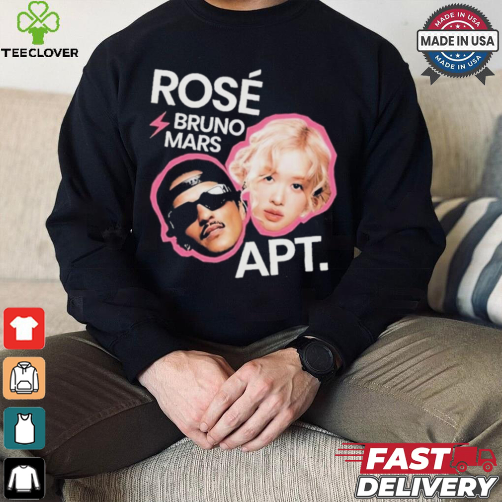Official Rosé And Bruno Mars APT Bootleg T Shirt Official Rosé And Bruno Mars APT Bootleg T Shirt