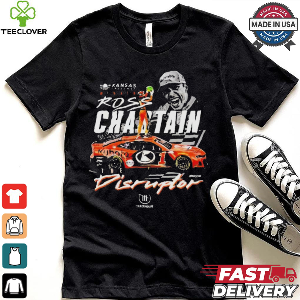 Official Ross chastain Kansas speedway win T shirt Official Ross chastain Kansas speedway win T shirt