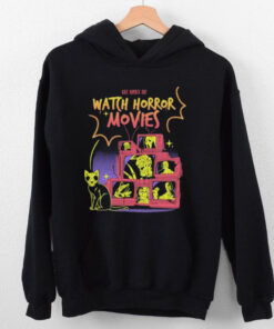 Official Rule Number One Watch Horror Movies Happy Halloween Horror Characters T hoodie, sweater, longsleeve, shirt v-neck, t-shirt