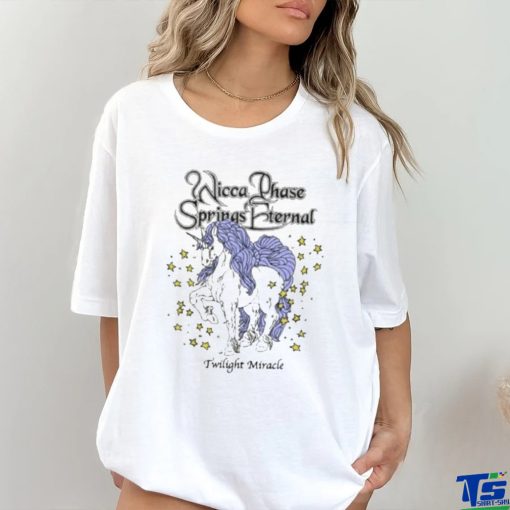 Official Run For Cover Records Merch Store Wicca Phase Springs Eternal Twilight Miracle Unicorn T Shirt