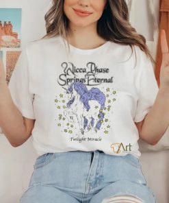Official Run For Cover Records Merch Store Wicca Phase Springs Eternal Twilight Miracle Unicorn T Shirt