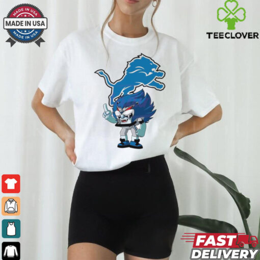 Official Rush Zone Detroit Lions NFL Cartoon Character 2025 Shirt