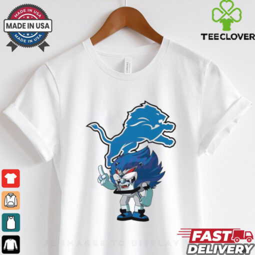 Official Rush Zone Detroit Lions NFL Cartoon Character 2025 Shirt