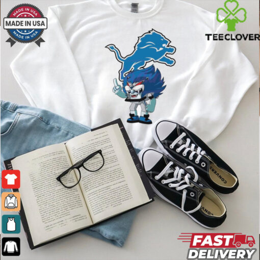 Official Rush Zone Detroit Lions NFL Cartoon Character 2025 Shirt