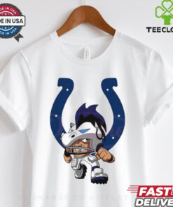 Official Rush Zone Indianapolis Colts NFL Cartoon Character 2025 Shirt