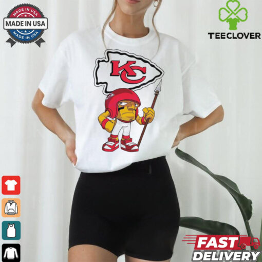 Official Rush Zone Kansas City Chiefs NFL Cartoon Character 2025 Shirt