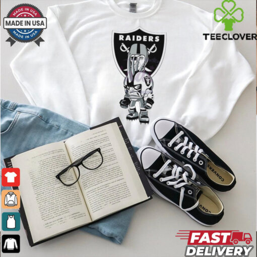 Official Rush Zone Las Vegas Raiders NFL Cartoon Character 2025 Shirt