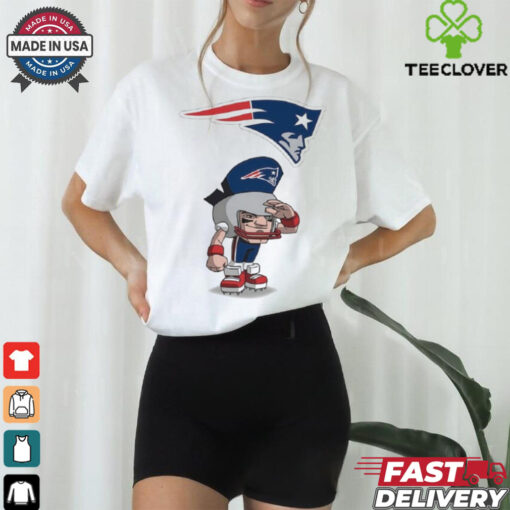 Official Rush Zone New England Patriots NFL Cartoon Character 2025 Shirt