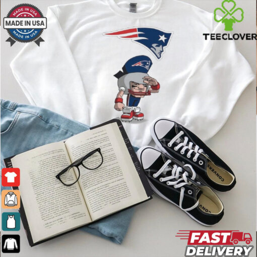 Official Rush Zone New England Patriots NFL Cartoon Character 2025 Shirt