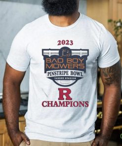 Official Rutgers Scarlet Knights Champions 2023 Pinstripe Bowl T Shirt