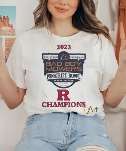 Official Rutgers Scarlet Knights Champions 2023 Pinstripe Bowl T Shirt