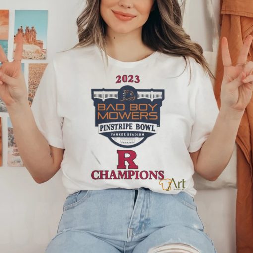 Official Rutgers Scarlet Knights Champions 2023 Pinstripe Bowl T Shirt