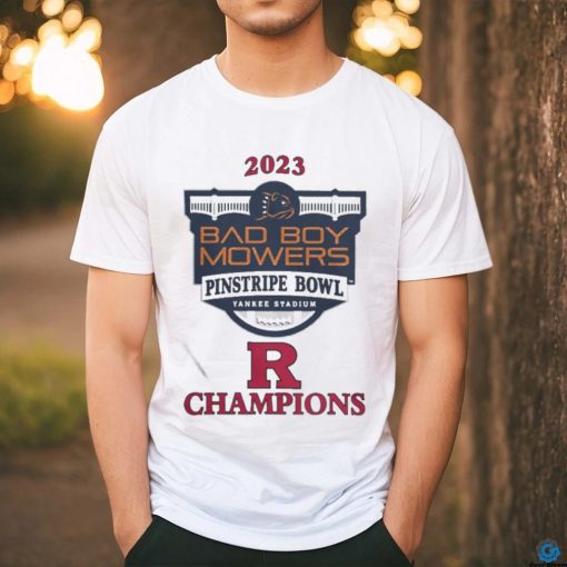 Official Rutgers Scarlet Knights Champions 2023 Pinstripe Bowl T Shirt