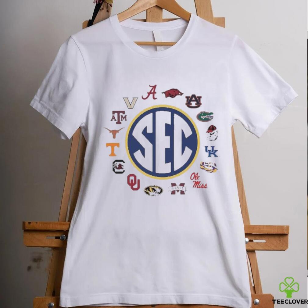 Official SEC Football Circle Logo T Shirt Official SEC Football Circle Logo T Shirt