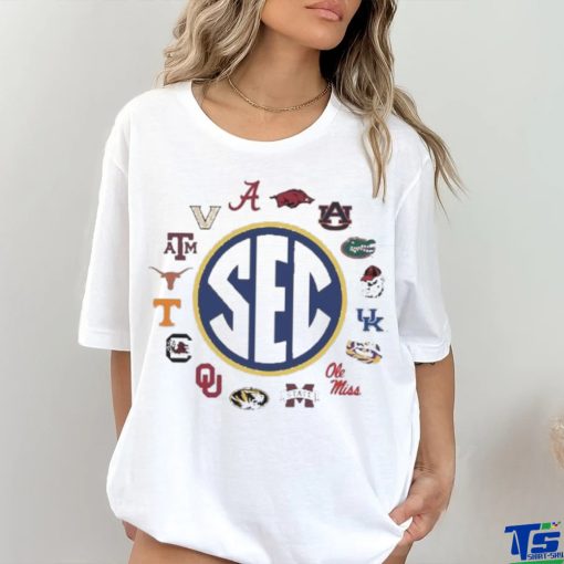 Official SEC Football Circle Logo T Shirt