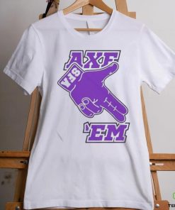 Official SFA Lumberjack Football Raise The Axe Axe Em Logo T Shirt