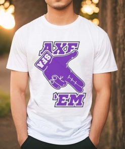 Official SFA Lumberjack Football Raise The Axe Axe Em Logo T Shirt