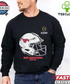 Official SMU Mustangs College Football Playoff 2025 SMU Helmet T shirts