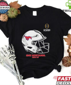 Official SMU Mustangs College Football Playoff 2025 SMU Helmet T shirts
