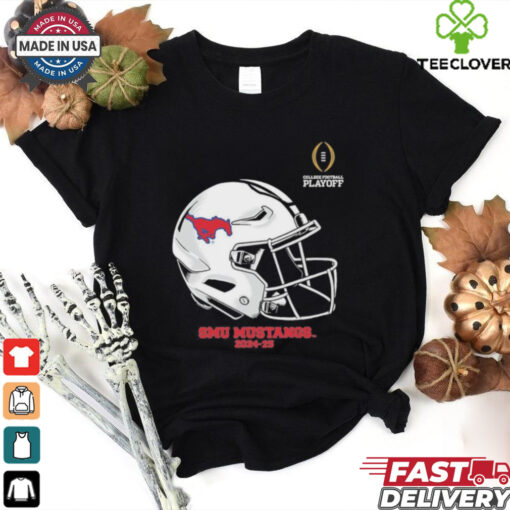 Official SMU Mustangs College Football Playoff 2025 SMU Helmet T shirts