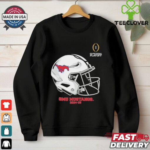 Official SMU Mustangs College Football Playoff 2025 SMU Helmet T shirts