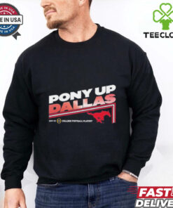 Official SMU Mustangs Pony Up Dallas College Football Playoff 2025 T shirts