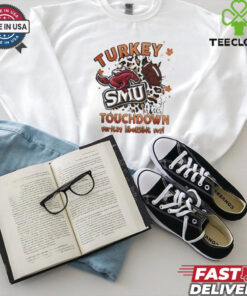Official SMU Mustangs Turkey Touchdown I Gotta Believe Shirt