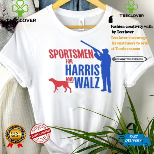 Official SPORTSMEN FOR HARRIS AND WALZ 2024 T Shirt