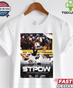 Official STPOW Big 12 Martell Hughes Arizona State Sun Devils Special Teams Player Of The Week Poster t shirt