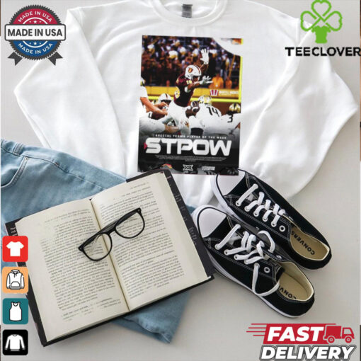 Official STPOW Big 12 Martell Hughes Arizona State Sun Devils Special Teams Player Of The Week Poster t shirt