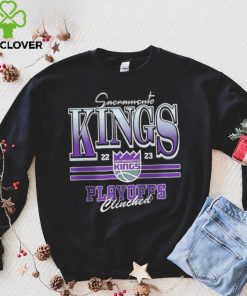 Official Sacramento kings 2023 NBA Playoffs Clinched tee shirt