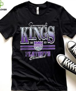 Official Sacramento kings 2023 NBA Playoffs Clinched tee shirt