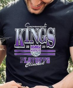 Official Sacramento kings 2023 NBA Playoffs Clinched tee shirt