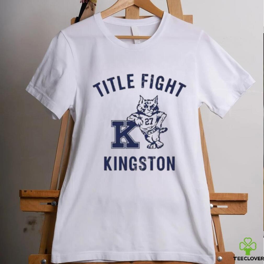 Official Sacred Deer Title Fight Kingston Varsity Shirt Official Sacred Deer Title Fight Kingston Varsity Shirt